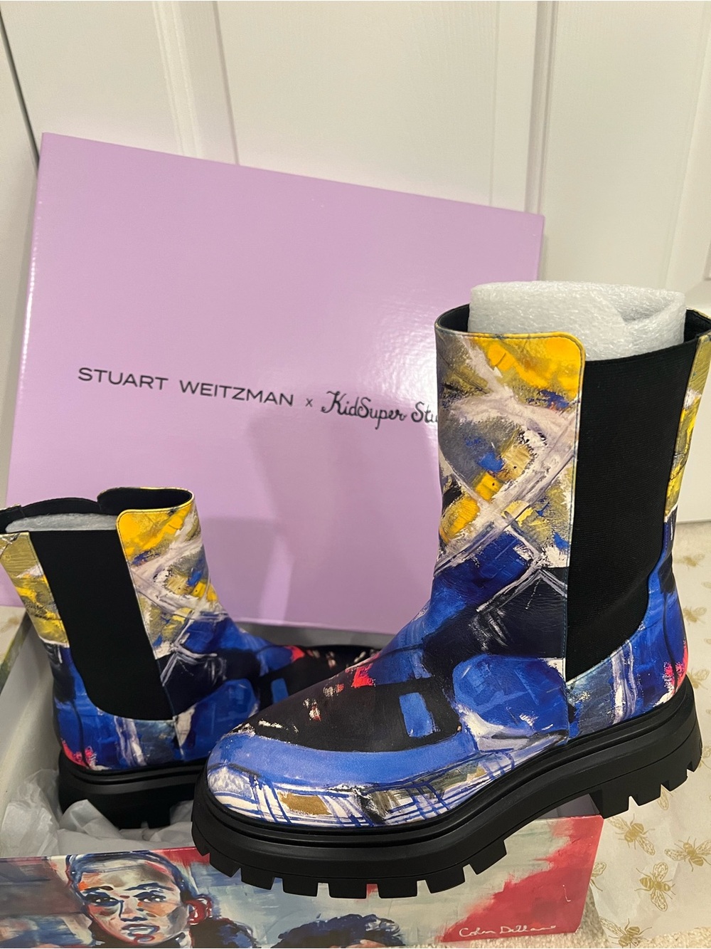 Stuart Weitzman x Kidsuper studios W US size 8B - EU size 38.5